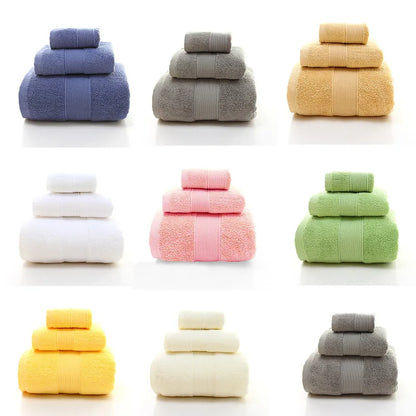 100% Cotton Towels  3 Piece Set