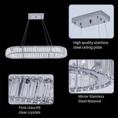 Luxury  Led Chrystal Chandelier, Dining Room