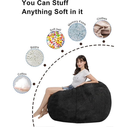 Giant Bean Bag Chair for Adults