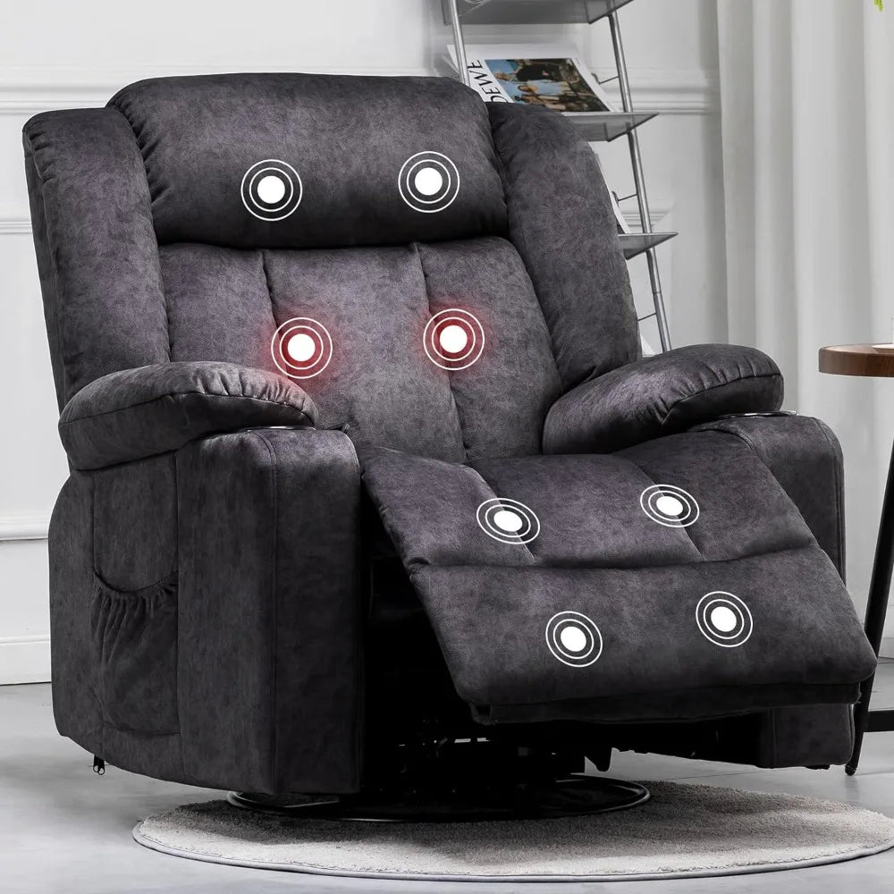 Heated Recliner Massage Rocker