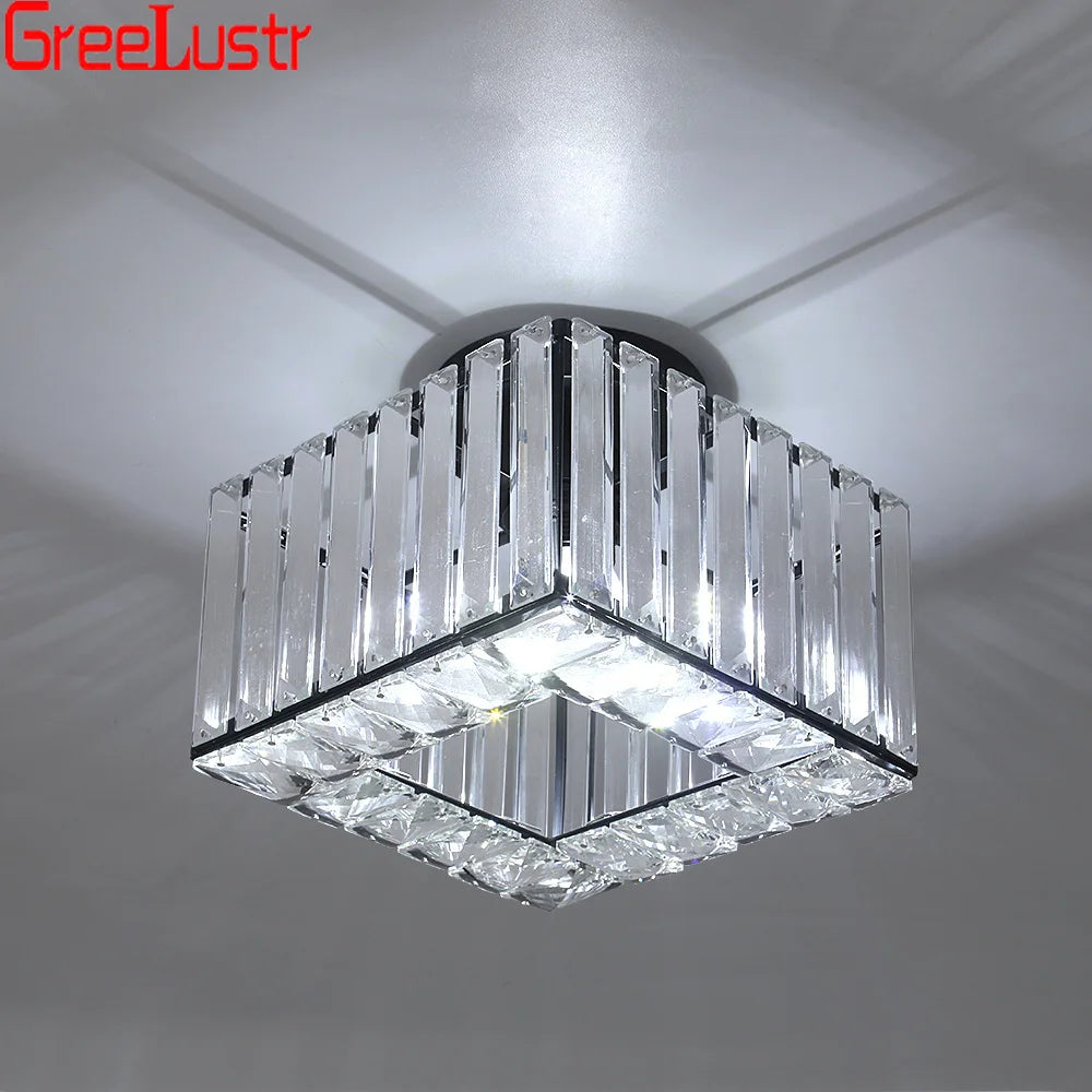 Gold /Black Modern Crystal Chandeliers Ceiling Light