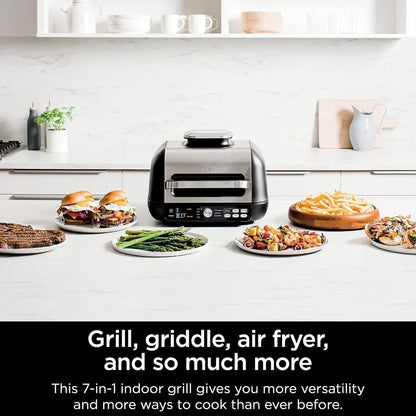 Indoor Grill/Griddle Combo, Air Fry, Dehydrate & More