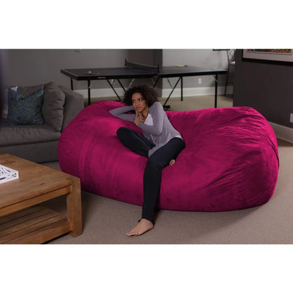 Plush Bean Bag Sofas with Super Soft Microsuede Cover