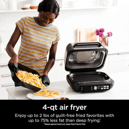 Indoor Grill/Griddle Combo, Air Fry, Dehydrate & More