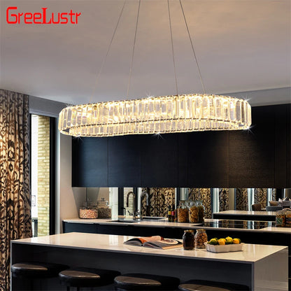 Luxury  Led Chrystal Chandelier, Dining Room