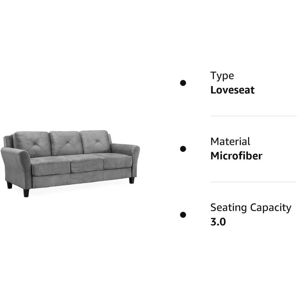 Dark Gray sofa set living room