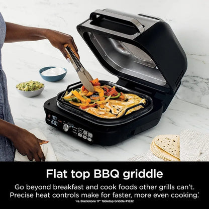 Indoor Grill/Griddle Combo, Air Fry, Dehydrate & More