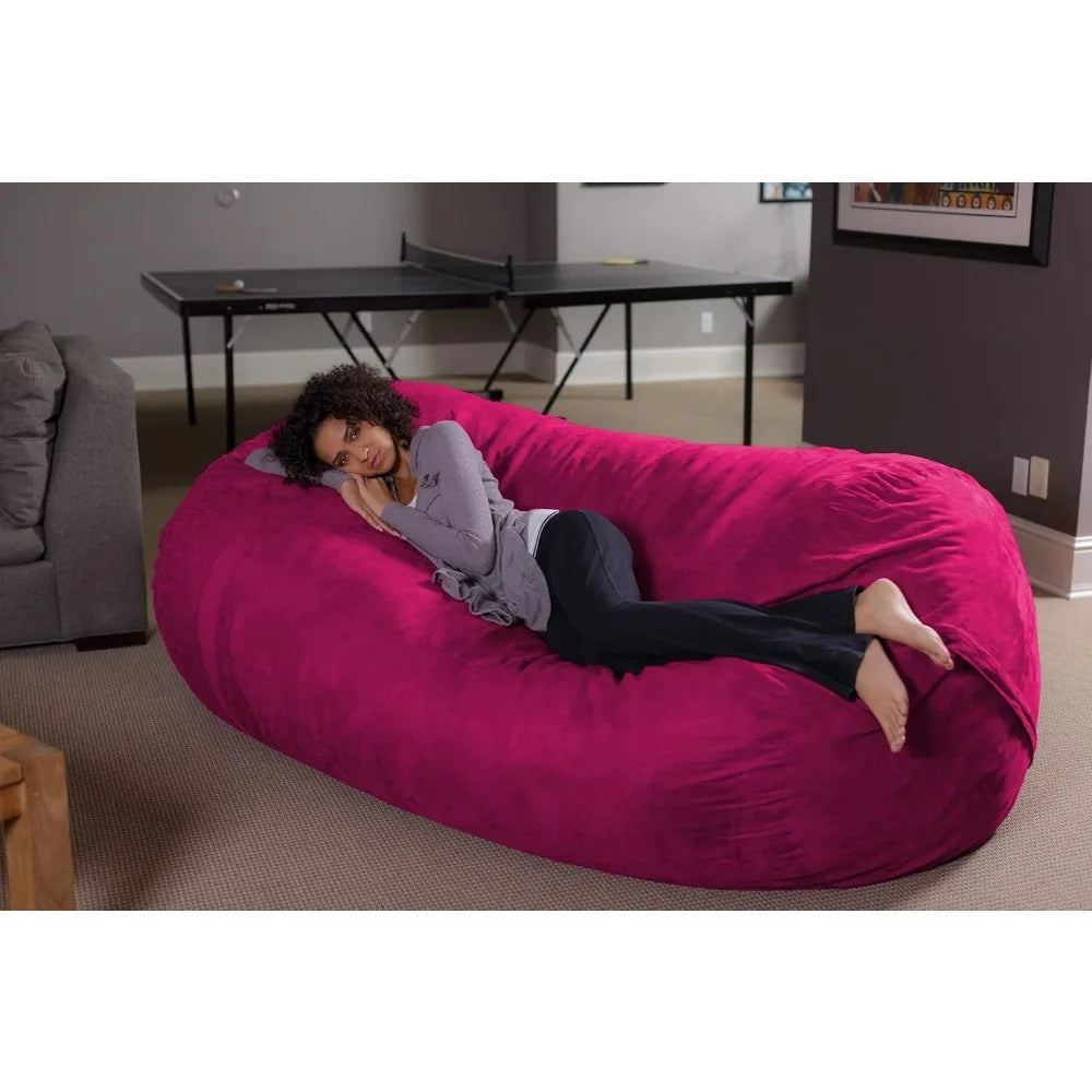 Plush Bean Bag Sofas with Super Soft Microsuede Cover