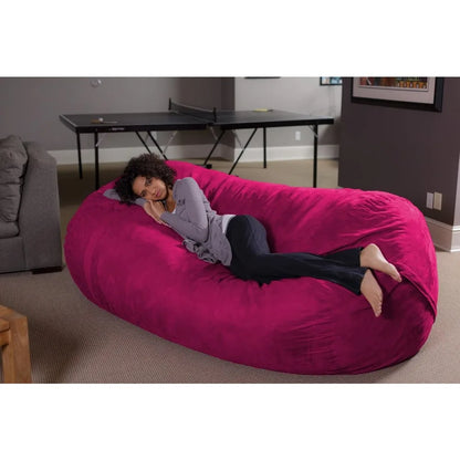 Plush Bean Bag Sofas with Super Soft Microsuede Cover