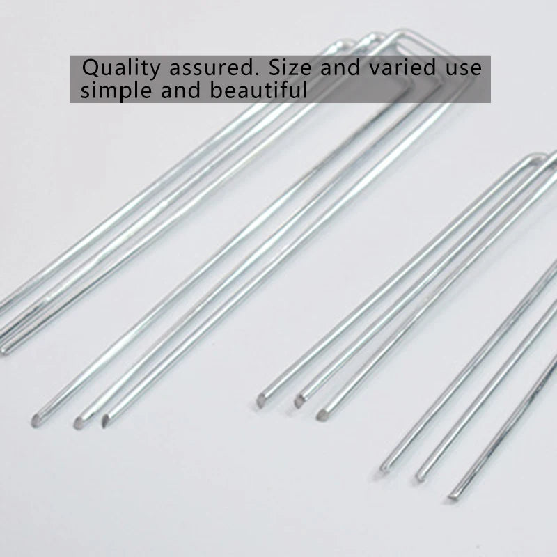 40 Pieces U-shaped Nail Outdoor Anti-rust