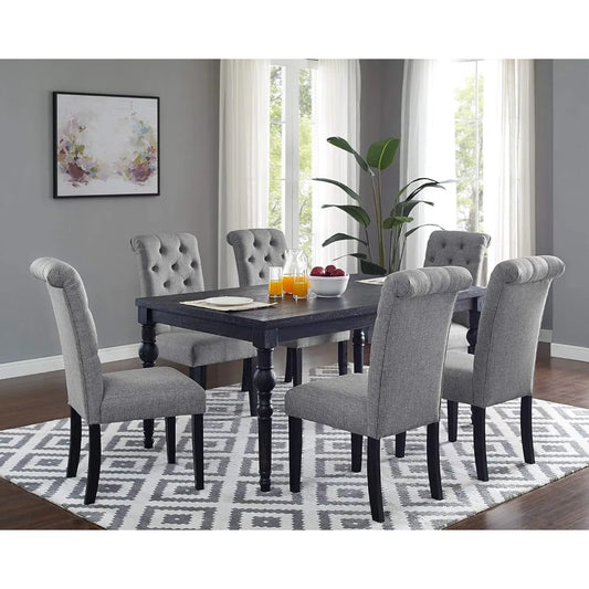 Urban Style Dining Set: 6 Chairs