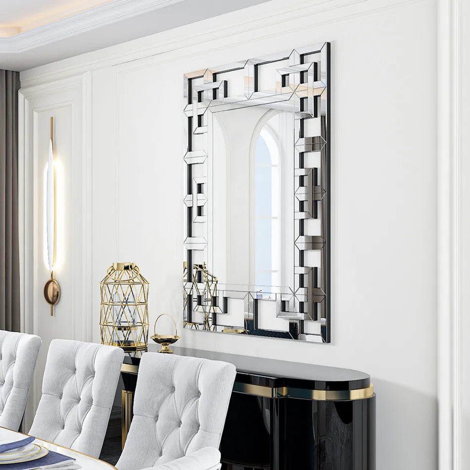 High-grade Wall Decorative Mirror with Silver Polished