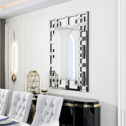 High-grade Wall Decorative Mirror with Silver Polished