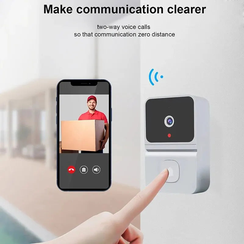 Wireless Doorbell WiFi Outdoor HD Camera Security