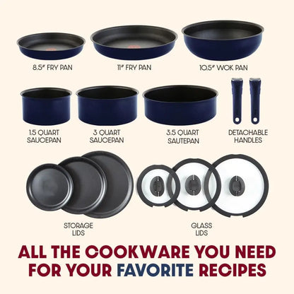 Nonstick Cookware Set 14 Piece Induction