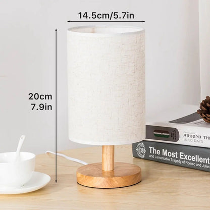 Wooden Desk Lamp USB Rechargeable