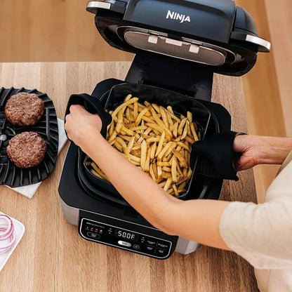 Indoor Electric Grill,  Air Fry, Roast, Bake,  Programmable