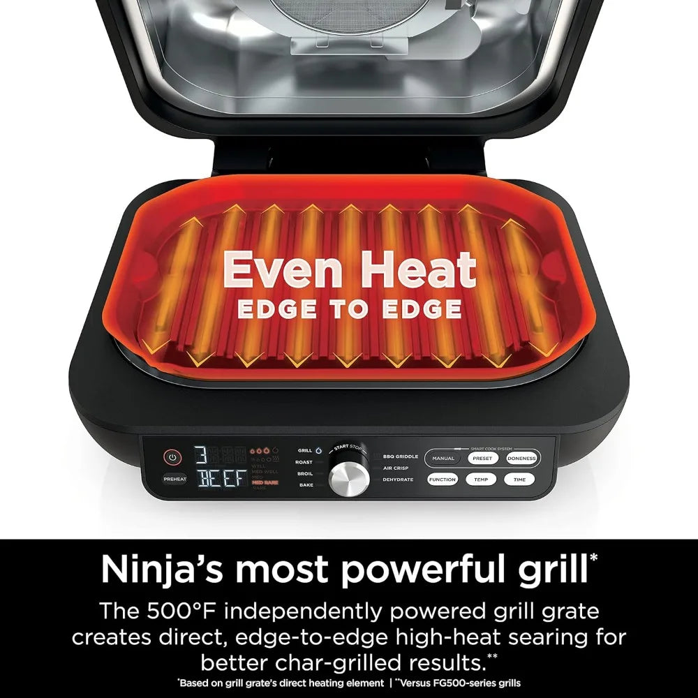 Indoor Grill/Griddle Combo, Air Fry, Dehydrate & More